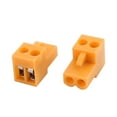thumbnail image 2 of Unique Bargains 20Pcs 300V HT3.96K 3.96mm Pitch 2P PCB Screw Terminal Block Connector Orange, 2 of 2