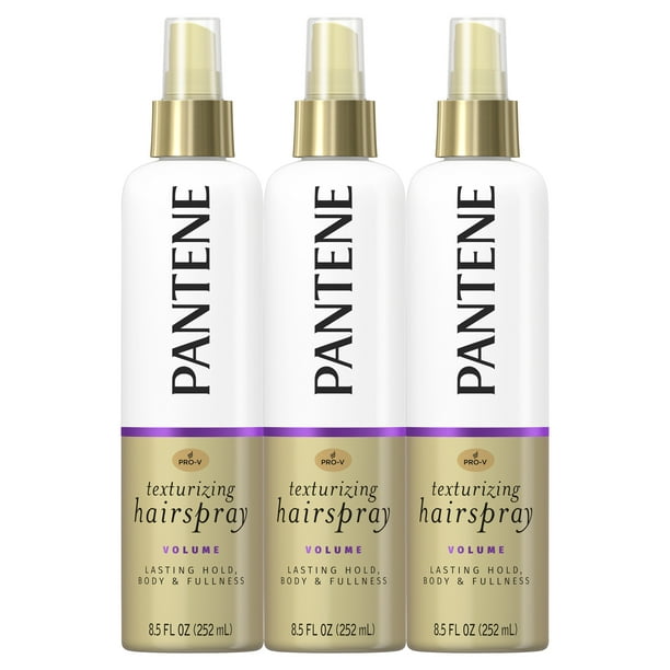 Pantene Pro-V Volume Lasting Body & Softness Texturizing Non-Aerosol Hairspray, fl (Triple Pack) - Walmart.com