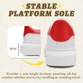 thumbnail image 5 of Adult Platform Casual Sneakers Lace Up Fashion Daily Walking Shoes for All Seasons, 5 of 6