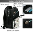 thumbnail image 4 of Daiia Frog and Forest Plants Pattern USB Charging Backpack for Men and Women, Anti-Theft Backpack,Travel Backpack,School Backpack,College Backpack,Laptop Backpack, 4 of 7
