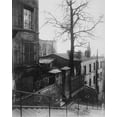 thumbnail image 2 of Atget, Eugene 20x24 Black Ornate Wood Framed with Double Matting Museum Art Print Titled - Paris, 1921 - Staircase, Montmartre, 2 of 4