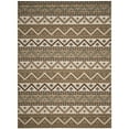 thumbnail image 3 of SAFAVIEH Veranda Luwig Southwestern Indoor/Outdoor Area Rug, 6'7" x 9'6", Cream/Brown, 3 of 10