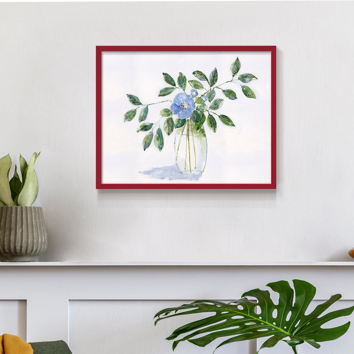 Rustic Simplicity II by Sally Swatland - Restickable Framed Giclée Print