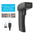 thumbnail image 1 of TFixol MJ-1400DB Lecteur de Codes-Barres 2D Sans Fil USB Bluetooth Batterie Intégrée Noir, 1 of 6