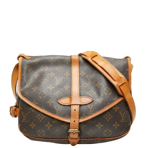 Pre-Owned Louis Vuitton Monogram Saumur 30 Crossbody Shoulder Bag M42256 Brown... (Good)