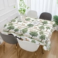 thumbnail image 2 of Yayeee Tablecloths 60" x 120" Rectangle Wrinkle Resistant Party Table Cover, Watercolor Horses Pattern, 2 of 8