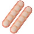 thumbnail image 4 of 2 Packs Desktop Silicone Cable Organizer SelfAdhesive Charging Data Cable Storage and Finishing Cable Winder(Light Pink ), 4 of 14