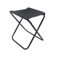 thumbnail image 1 of Taburete plegable VALSEEL de 17,8 pulgadas de altura, resistente, para acampar, silla portátil para exteriores, soporta hasta 110 kg, ideal para caminar, hacer senderismo y pescar., 1 of 2