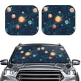 thumbnail image 2 of Vsdgher Solar System And Planets Print Car Windshield Sun Shade, Reflective Sunshade Window Sunshade Sun Visor Protector Fit for Cars,Trucks,SUVs-Large, 2 of 6
