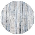thumbnail image 2 of SAFAVIEH Bayside Donella Abstract Polyester Machine Washable Area Rug, Blue/Gold, 6'7" x 6'7" Round, 2 of 11