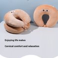 thumbnail image 4 of Wosthever Curva ergonómica del reposacabezas agradable a la piel amarillo claro del bebé para la seguridad Kinder Minderheit Ohne Schutz, 4 of 6