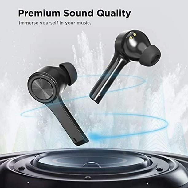 Wireless Earbuds Letsfit Bluetooth 5.0 Headphones TWS Stereo Touch Control Earbuds with Charging Case IPX5 Waterproof in Ear Sport Earphones with