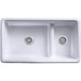 thumbnail image 3 of Kohler Kitchen Sink - 2 Bowl Iron/Tones K6625-FT, 3 of 7