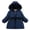 A, variant on Beautyzll 1-5T Baby Girls Winter Down Jacket Coat for Kids Toddler Padded Cotton Fleece Coat with Hoodie