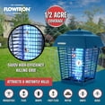 thumbnail image 4 of Flowtron Electric Bug Zapper, 1/2 Acre Outdoor Insect Killer, 15W UV, 5600V Shock Grid (Blue), 4 of 5
