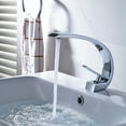 thumbnail image 6 of Chrome Bathroom Faucet,Faucet for Bathroom Sink,Single Hole Bathroom Faucet Modern Single Handle Vanity Basin Faucet,Chrome Brass Bath Faucets Bathroom Sink Faucets, 6 of 6