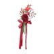 thumbnail image 3 of Arreglo floral y cintas para el banco del pasillo Respaldo de la silla del pasillo Floral para banquete Rojo, 3 of 9
