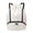 White, variant on QccHieUs Drawstring Backpack Sports Gym Bag Water Resistant Basketball Sackpack Cinch Bag Black