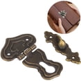 thumbnail image 2 of Wchiuoe 10 Pcs Hasp Zinc Alloy Boxes Bronze Coloured Catch, 2 of 8