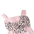 thumbnail image 4 of Combinaison Décontractée Bébé Fille Léopard Imprimé Motif Carré Col Sans Manches une Pièce Rose/bleu, 4 of 7