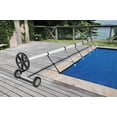 thumbnail image 2 of UBesGoo  21-Feet Wide x 40-Feet Length Aluminum Solar Swimming Inground Pool Cover Reel Set, 2 of 6