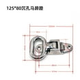 thumbnail image 2 of Stainless Steel Riding Equestrian Stirrups Ergonomic Footplate Marine Accessories ,Easy to Install, 2 of 5