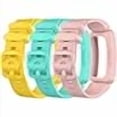 thumbnail image 3 of Chofit Bands Replacement Compatible with Fitbit Ace 2 Band Straps, Silicone Band Compatible with Fitbit Inspire HR Band (Yellow,Blue,Pink), 3 of 4