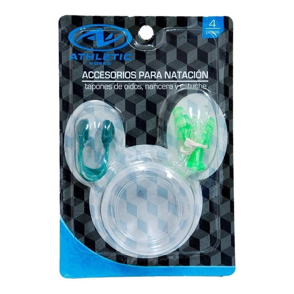 Accesorios para Natación Athletic Works 4 Piezas varios modelos 1 set