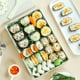 thumbnail image 2 of 2X Molde de Arroz para Hacer Sushi Molde de Pastel Japonés Molde Multifuncional Kit para Hacer Sushi Molde de Sushi Cuadrado B, 2 of 10