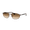Copper Frame | Clear Gradient Brown Lens, variant on RB3777 RB3777 Square-Round Shape Sunglasses Gunmetal Frame | Green Lens 56mm
