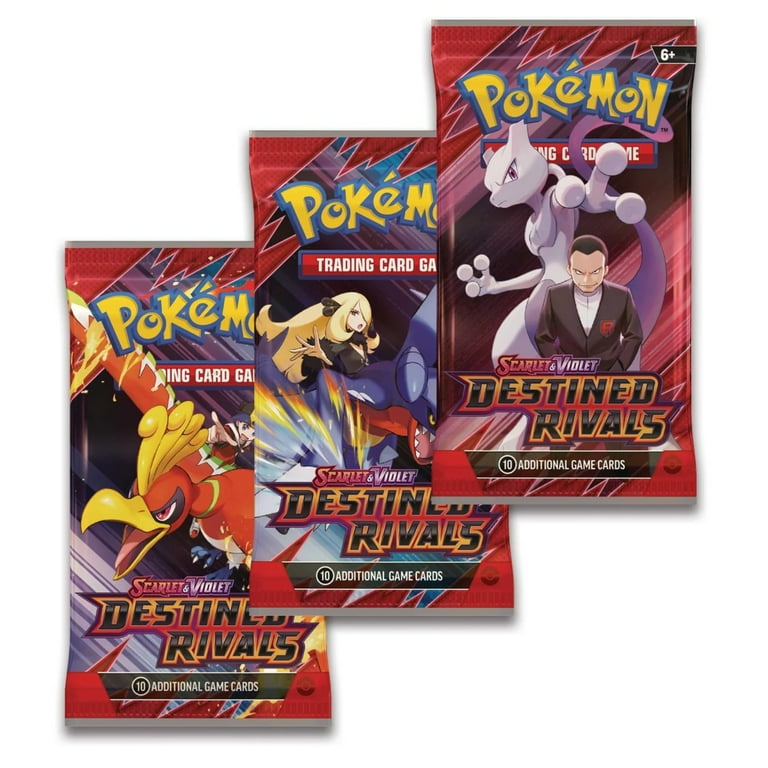 ポケモンカード Zebstrika 3 パックセット x4 Pokemon Scarlet & Violet Destined Rivals Zebstrika Booster Pack, 3