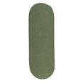 thumbnail image 1 of Colonial Mills Tapis RV69R028X180 Réversible Tressé Plat Ovale Tressé Coureur de Mousse Vert - 2 Pi 4 Po x 15 Pi., 1 of 1