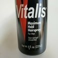 thumbnail image 3 of Vitalis Hairspray For Men Non-Aerosol Unscented Maximum Hold 8 oz (Pack of 2), 3 of 5