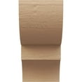 thumbnail image 2 of Ekena Millwork 5"W x 6"D x 10"H Ridgewood Rough Cedar Woodgrain TimberThane Knee Brace, Primed, 2 of 6