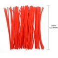 thumbnail image 4 of Saim Pipe Cleaners Chenille Stems 12" for DIY Creative Art Classroom Project, 100 pcs (Red), 4 of 6