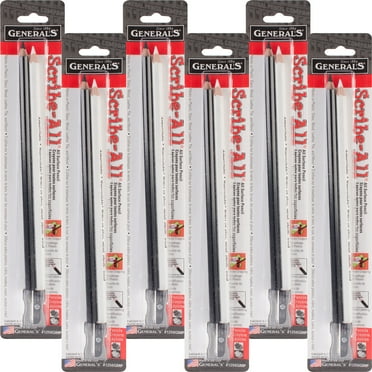 Scribe-All Pencils Black & White 2 Count-Multipack Of 6