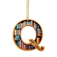 thumbnail image 1 of WIFKLSIIPG 2D Acrylic Christmas Cute Double Print 2D Gift Pendant 1 Piece Bookshelf English Letter Modeling J~R, 1 of 9