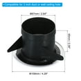 thumbnail image 2 of Unique Bargains 3 Inch Round Air Vent, Adjustable Ceiling Diffuser Grill Cover ABS Louver Soffit Vent with Screen Rotate Type, 2 of 5