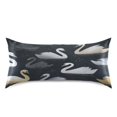 thumbnail image 5 of Satin Pillowcase Home Luxury Envelope Pillowcases Soft And Smooth Pattern Of Swans, 5 of 6