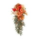 thumbnail image 2 of Ramo de novia Ramo de novia en cascada Ramo de novia en forma de lágrima Ramo de boda en cascada naranja Ramo de flores artificiales, 2 of 8