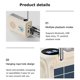thumbnail image 3 of Mini radio FM portátil Yashi con altavoz Bluetooth y luz colorida verde claro, 3 of 5