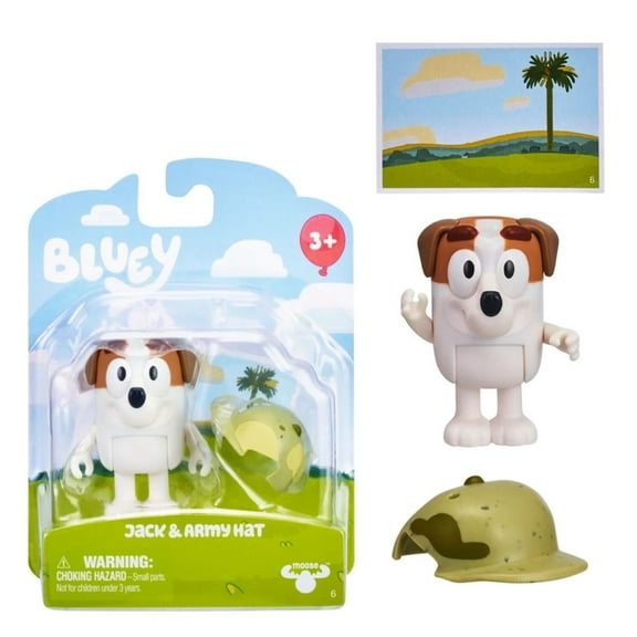 Bluey Jack & Army Hat Mini Figure