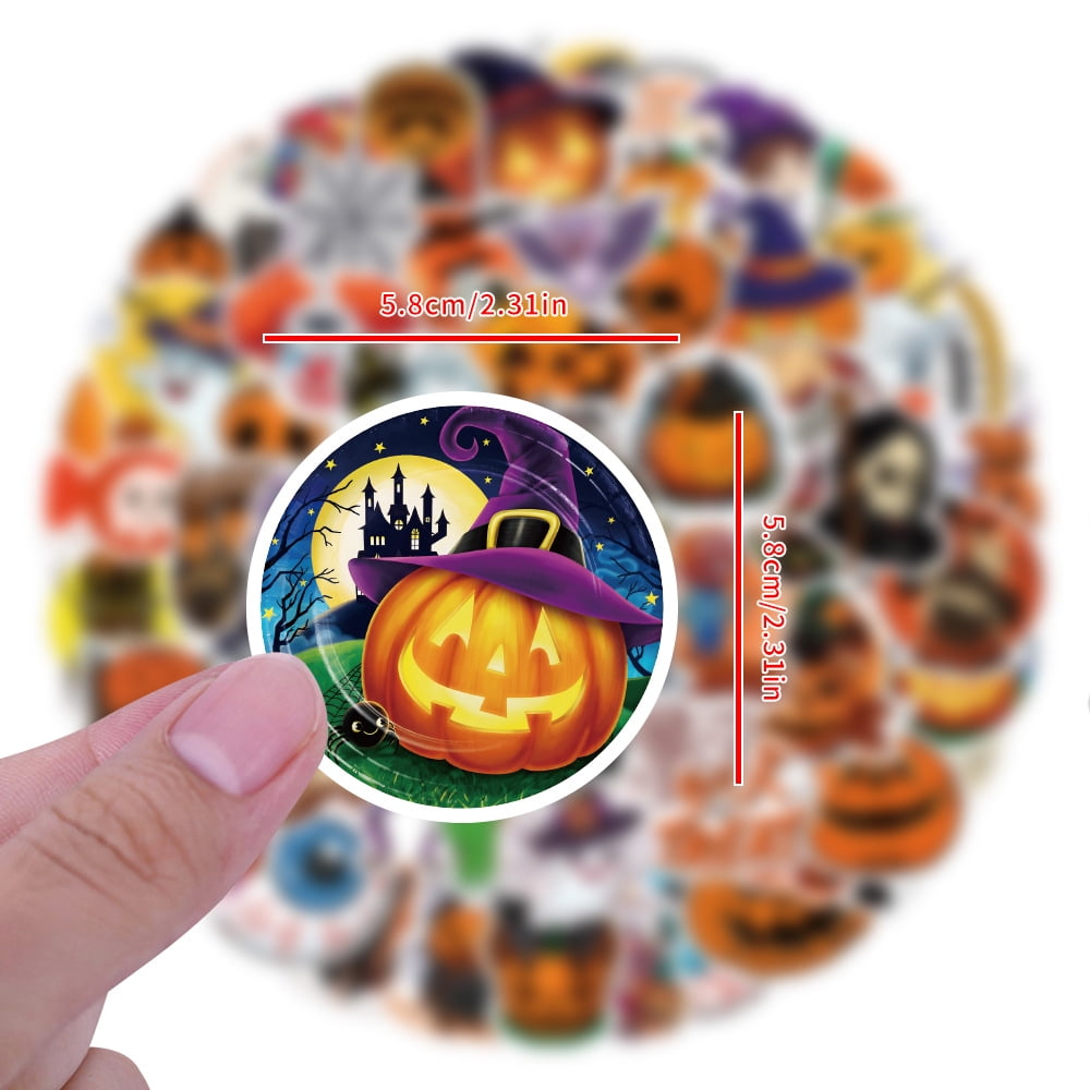 100 Pcs Halloween Autocollants Autocollants Faveurs Cadeau