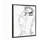 thumbnail image 3 of Cuadro Canvas Arte Minimalista Abstracto Silueta Moderno Lienzo No Sintético Estilo Galeria De Arte Opción De Enmarcado, 3 of 4
