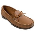 thumbnail image 2 of Minnetonka Men's Camp Moccasin, Maple Smooth, 8 M US, 2 of 4