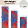 thumbnail image 4 of Blue Red Gold Marble Pattern Kitchen Rugs Sets Of 3,Kitchen Runner Rugs Non Skid Washable,Decorative Kitchen Floor Mats for Kitchen,Sink,Laundry,17"x30"+ 17"x47" + 17"x59", 4 of 6
