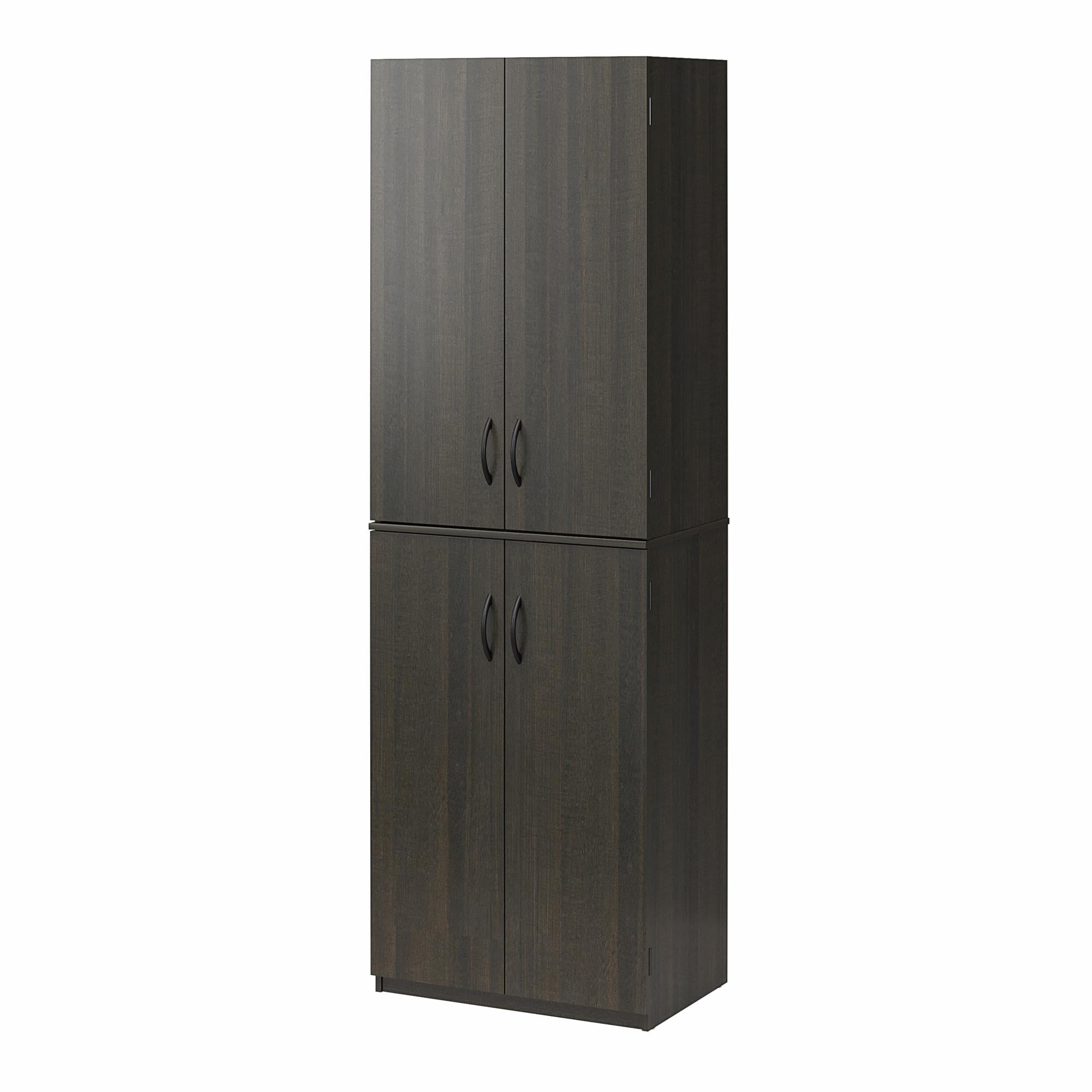 Mainstays 72" 4-Door Storage Cabinet, Espresso