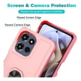thumbnail image 5 of Rosebono Compatible With Motorola Moto G Power 2025 / Moto G Power 2026 Case, Hybrid Case With Adjustable Integrated Ring Kickstand (Pink), 5 of 5