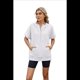 thumbnail image 2 of Sudadera con Capucha de Media Cremallera para Mujer, de Corta, Informal, con Bolsillos. XL, 2 of 10