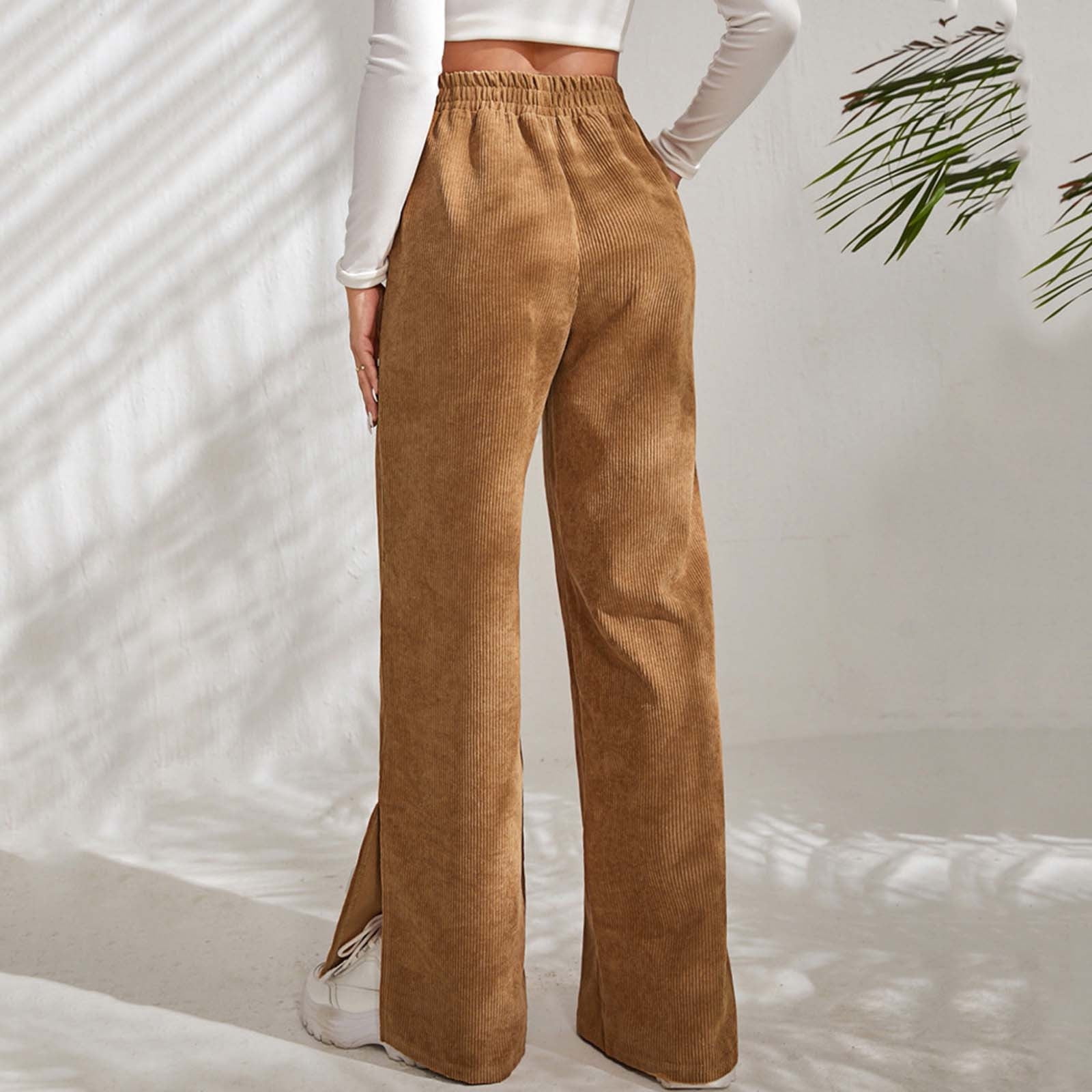 GRAPENT Dress Pants Women High Waisted Brown Slacks for Women Summer  Outfits for Women Trousers for Women High Waisted Brunch Outfits for Women  2023 Pecan Brown Size X-Large Size 16 Size 18